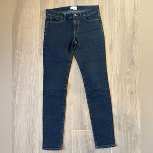 Halogen Dark Denim Mid-rise skinny Jeans size 27